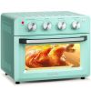 Modern Space Saving Countertop Kitchen Convection Toaster Oven Air Fryer - Teal